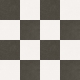 20X20 CHECKER BOARD SİYAH