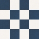 20X20 CHECKER BOARD KOYU MAVİ