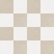 20X20 CHECKER BOARD TAUPE